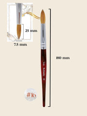 Lux Kolinsky │ Acrylic Nail Brush │ Size #16