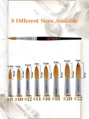 Lux Kolinsky │ Acrylic Nail Brush │ Size #14