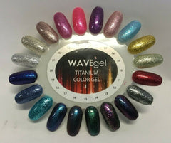 Wave | Wave Gel Soak Off Gel Polish Titanium (T1 - T40) and Ocean (O1 - O6)