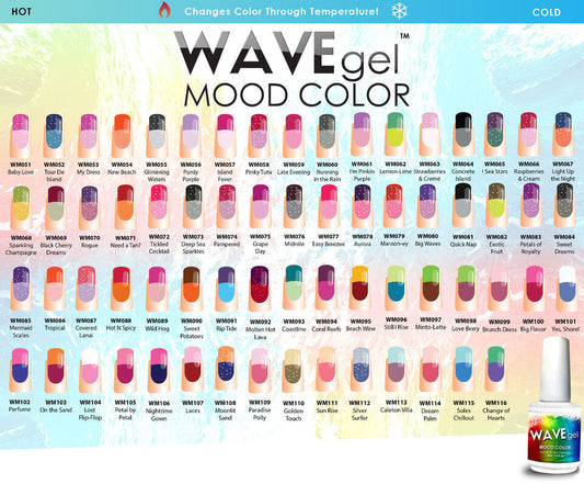 Wave | Wavegel Mood | WM051 - WM128 and M&G01 - M&G06