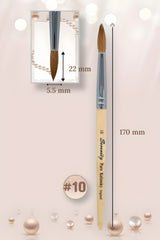 Serenity Kolinsky │ Pincel para uñas acrílicas │ Tamaño #10