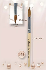 Serenity Kolinsky │ Pincel para uñas acrílicas │ Tamaño #16