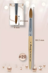 Serenity Kolinsky │ Pincel para uñas acrílicas │ Tamaño #20